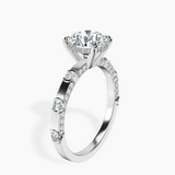 10kt White Gold Majestic Love Lab Diamond Accent Ring standing product image one