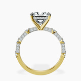14kt Yellow Gold Majestic Love Lab Diamond Accent Ring side right image one
