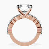 18kt Rose Gold Pamela Eternity Side Stone Lab Diamond Ring side right image one