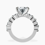 Platinum Pamela Eternity Side Stone Lab Diamond Ring side right image one