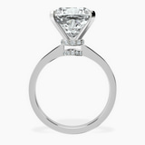 Platinum Ember Secret Halo Lab Diamond Ring side right image one