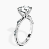 Platinum Sheryl Marquise Side Stone Lab Diamond Ring standing product image one