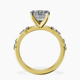 10kt Yellow Gold Sheryl Marquise Side Stone Lab Diamond Ring side right image one