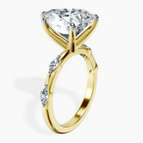 14kt Yellow Gold Sheryl Marquise Side Stone Lab Diamond Ring standing product image one