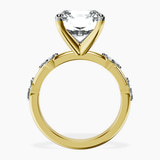 14kt Yellow Gold Sheryl Marquise Side Stone Lab Diamond Ring side right image one
