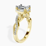 14kt Yellow Gold Astoré Channel Glided Lab Diamond Ring standing product image one