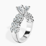 Platinum Twilight Side Round Lab Diamond Ring standing product image one