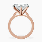 18kt Rose Gold Lucent Side Channel Set Lab Diamond Ring side right image one