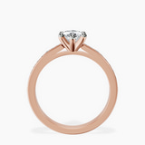 14kt Rose Gold Lucent Side Channel Set Lab Diamond Ring side right image one