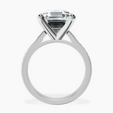 18kt White Gold Lucent Side Channel Set Lab Diamond Ring side right image one
