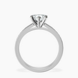 14kt White Gold Lucent Side Channel Set Lab Diamond Ring side right image one