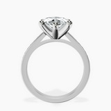 14kt White Gold Lucent Side Channel Set Lab Diamond Ring side right image one