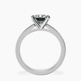10kt White Gold Lucent Side Channel Set Lab Diamond Ring side right image one