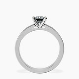 14kt White Gold Lucent Side Channel Set Lab Diamond Ring side right image one