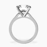 14kt White Gold Lucent Side Channel Set Lab Diamond Ring side right image one