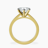 14kt Yellow Gold Lucent Side Channel Set Lab Diamond Ring side right image one
