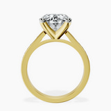 10kt Yellow Gold Lucent Side Channel Set Lab Diamond Ring side right image one