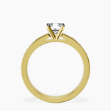 14kt Yellow Gold Lucent Side Channel Set Lab Diamond Ring side right image one