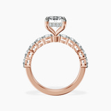18ct Rose Gold Elinor Side Round Lab Diamond Ring side right image one