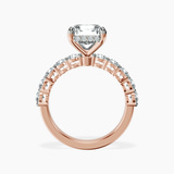 18ct Rose Gold Elinor Side Round Lab Diamond Ring side right image one
