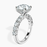 Platinum Elinor Side Round Lab Diamond Ring standing product image one