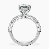 14ct White Gold Elinor Side Round Lab Diamond Ring side right image one
