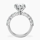 14ct White Gold Elinor Side Round Lab Diamond Ring side right image one