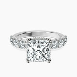 Platinum Elinor Side Round Lab Diamond Ring front image