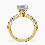 18ct Yellow Gold Elinor Side Round Lab Diamond Ring side right image one