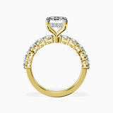 18ct Yellow Gold Elinor Side Round Lab Diamond Ring side right image one