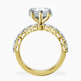 18kt Yellow Gold Elinor Side Round Lab Diamond Ring side right image one