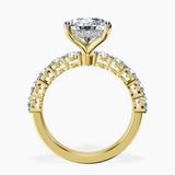 18ct Yellow Gold Elinor Side Round Lab Diamond Ring side right image one