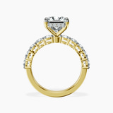 18kt Yellow Gold Elinor Side Round Lab Diamond Ring side right image one
