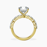 18ct Yellow Gold Elinor Side Round Lab Diamond Ring side right image one