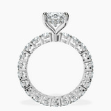 10kt White Gold Georgiana Side Round Lab Diamond Ring side right image one