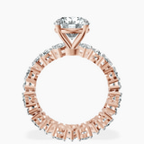 14kt Rose Gold Cordelia Side Pear Lab Diamond Ring side right image one