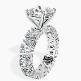 14kt White Gold Cordelia Side Pear Lab Diamond Ring standing product image one