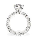 Platinum Cordelia Side Pear Lab Diamond Ring side right image one