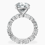10kt White Gold Cordelia Side Pear Lab Diamond Ring side right image one