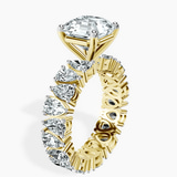 14kt Yellow Gold Cordelia Side Pear Lab Diamond Ring standing product image one