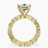 10kt Yellow Gold Cordelia Side Pear Lab Diamond Ring side right image one