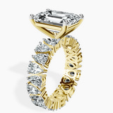 10kt Yellow Gold Cordelia Side Pear Lab Diamond Ring standing product image one