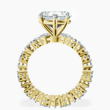 10kt Yellow Gold Cordelia Side Pear Lab Diamond Ring side right image one