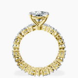 14kt Yellow Gold Cordelia Side Pear Lab Diamond Ring side right image one