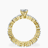 10kt Yellow Gold Cordelia Side Pear Lab Diamond Ring side right image one