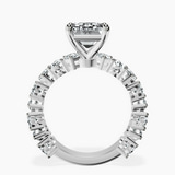 10kt White Gold Esme Side Pear Lab Diamond Ring side right image one