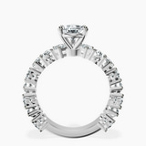 Platinum Esme Side Pear Lab Diamond Ring side right image one