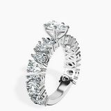 Platinum Esme Side Pear Lab Diamond Ring standing product image one
