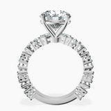 Platinum Esme Side Pear Lab Diamond Ring side right image one