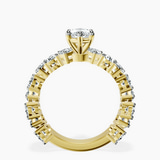 10kt Yellow Gold Esme Side Pear Lab Diamond Ring side right image one